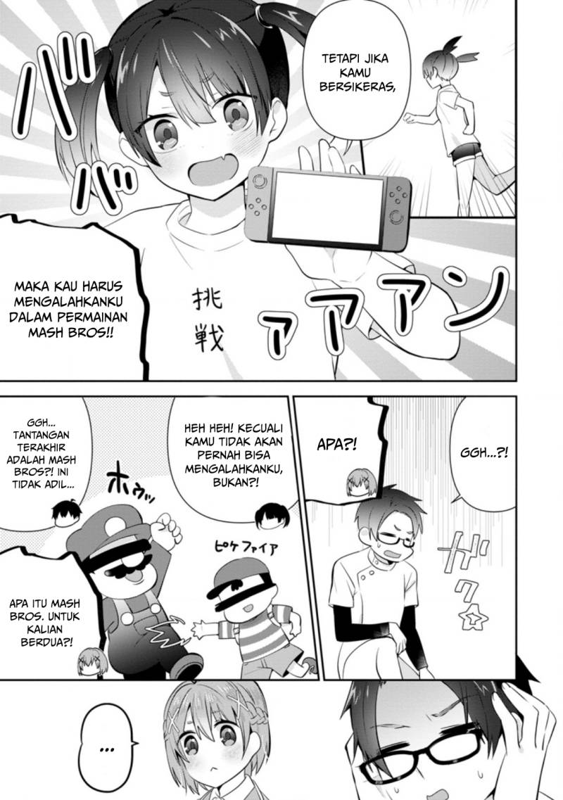 The Cute Girl Sitting Next to Me Is Trying to Make Me Fall in Love With Her as a Way to Ridicule Me Chapter 12 Bahasa Indonesia